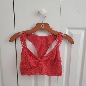 Aerie Floral Lace Racerback Bralette